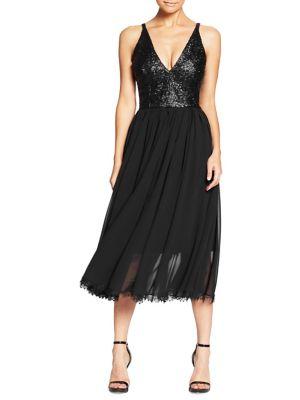 Dress The Population Tracy Chiffon Dress