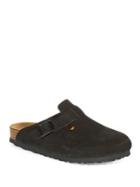 Birkenstock Boston Leather Slip On Shoes