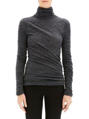 Theory Alpaca-blend Twist Turtleneck