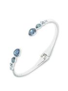Givenchy Swarovski Crystal Hinge Cuff Bracelet