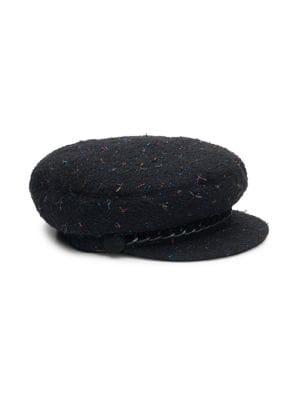 Eugenia Kim Marina Boucle Marine Cap