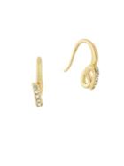 Laundry By Shelli Segal Looped Pave Drop Earrings