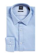 Hugo Boss Long-sleeve Dotted Button-down Shirt