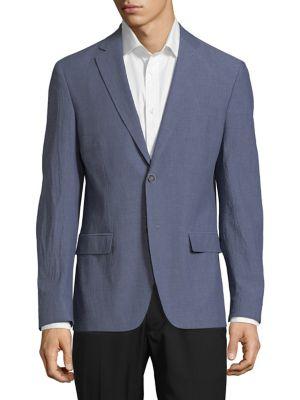 Calvin Klein Extra Slim-fit Seersucker Suit Jacket