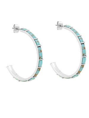 Lucky Brand April Chase C-hoop Earrings