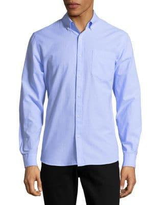 Black Brown Loose-fit Button-down Shirt