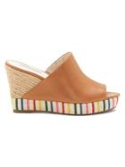 Louise Et Cie Ramsaye Wedge Leather Espadrilles