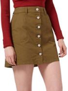 Miss Selfridge Button Through Skirt