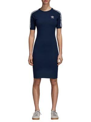 Adidas Adicolor Three-stripes Bodycon Dress