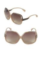 Diane Von Furstenberg Jayda 62mm Oversized Square Sunglasses