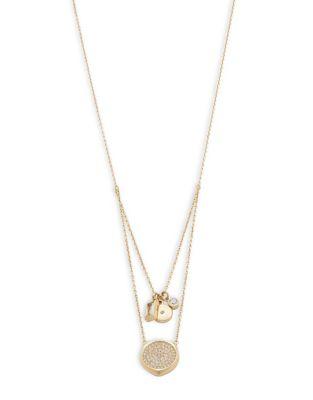 Michael Kors Beyond Brilliant Layered Pendant Necklace