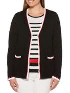 Rafaella Classic Long-sleeve Cardigan