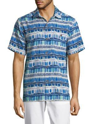 Tommy Bahama Geo Surf Camp Shirt