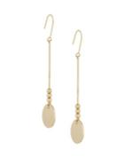 French Connection Disc Stick Linear Drop Earrings