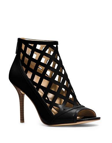 Michael Michael Kors Yvonne Leather Ankle Booties