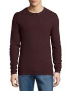 Selected Homme Textured Crewneck Sweater