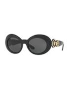 Versace 53mm Oval Sunglasses