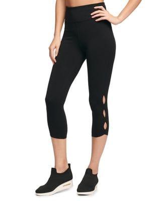 Donna Karan Active High-waist Cropped Leggings