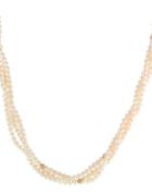 Effy 3-4mm White Freshwater Pearl And 14k Yellow Gold Necklace