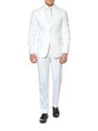 Opposuits White Knight Two-piece Suit With Tie