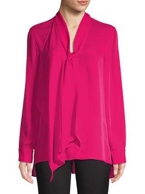 Elie Tahari Bold Ruffle Blouse