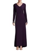 Vince Camuto Wrap Evening Gown