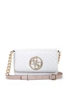 Guess Chainlink Accented Quilted Crossbody Bag