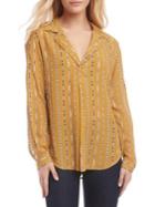 Karen Kane Long-sleeve Placket Shirt