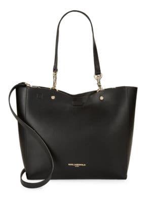 Karl Lagerfeld Paris Adele Faux-leather Tote