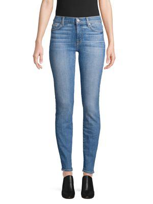 7 For All Mankind Mid-rise Skinny Jeans