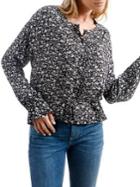 Lucky Brand Floral Long-sleeve Blouse