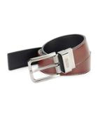 Kenneth Cole Reaction Square Buckle Leather Belt