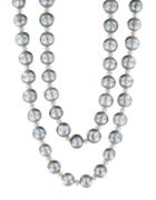 Effy 9mm White & Gray Pearl Necklace