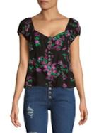 Free People Close To You Floral Top