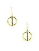 Kensie Circle Drop Earrings