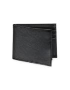 Perry Ellis Textured Leather Bi-fold Passcase Wallet
