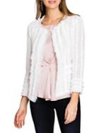 Nic+zoe Petites Petite Fringe Cotton Blend Jacket
