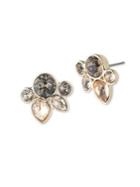 Givenchy Swarovski Crystal Cluster Earrings
