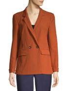 Miss Selfridge Rust Notch Lapels Blazer