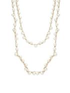 Design Lab Faux Pearl Crochet Multi-strand Necklace
