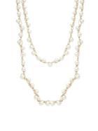 Design Lab Faux Pearl Crochet Multi-strand Necklace