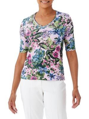 Olsen Santorini Floral Tee