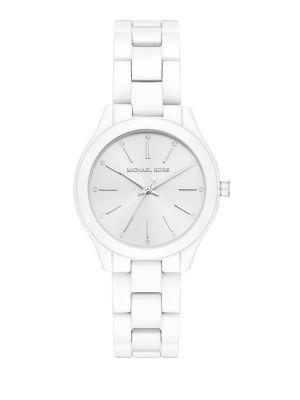 Michael Kors Mini Slim Runway Stainless Steel Bracelet Watch