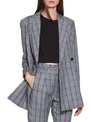Walter Baker Suzette Plaid Jacket