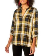 Dorothy Perkins Self-tie Plaid Top