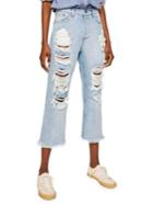 Mango Bella Relaxed-fit Cropped Jeans