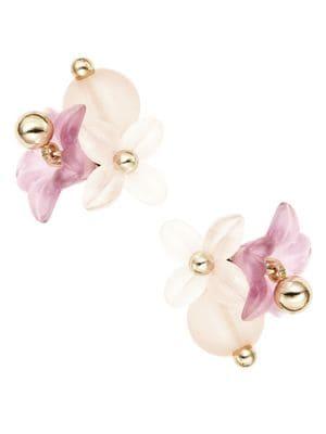 Kate Spade New York Goldplated Floret Stud Earrings