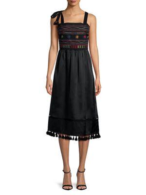 Sam Edelman Embroidered Sleeveless Dress