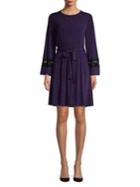 Michael Michael Kors Lace Long-sleeve Shift Dress