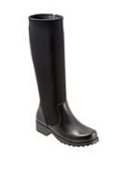 Softwalk Biloxi Wide Calf Leather Knee High Boots